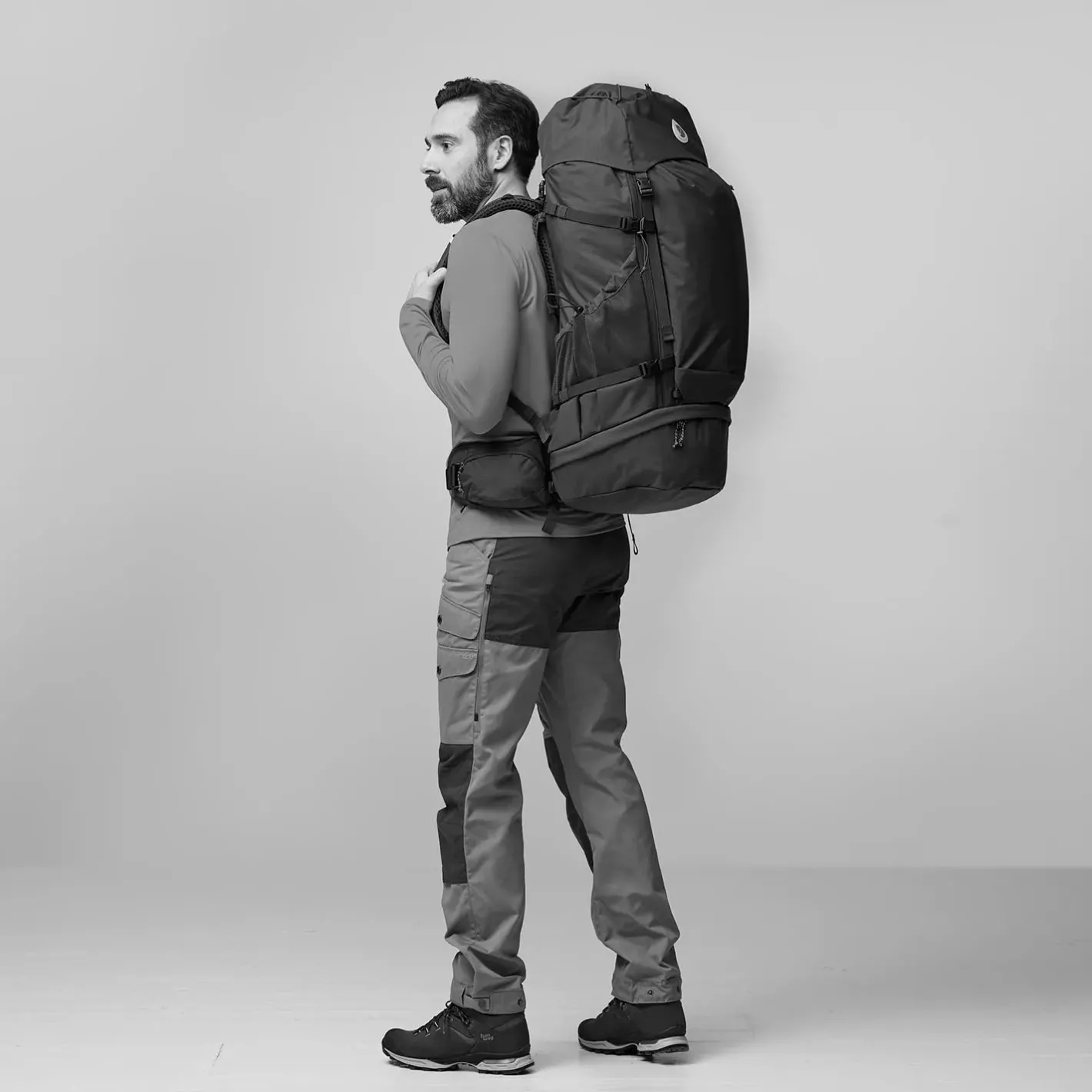 Et Grønnere Valg Vandrerygsække<Fjällräven Abisko Trek 65 M/L Sort (BLACK/550)