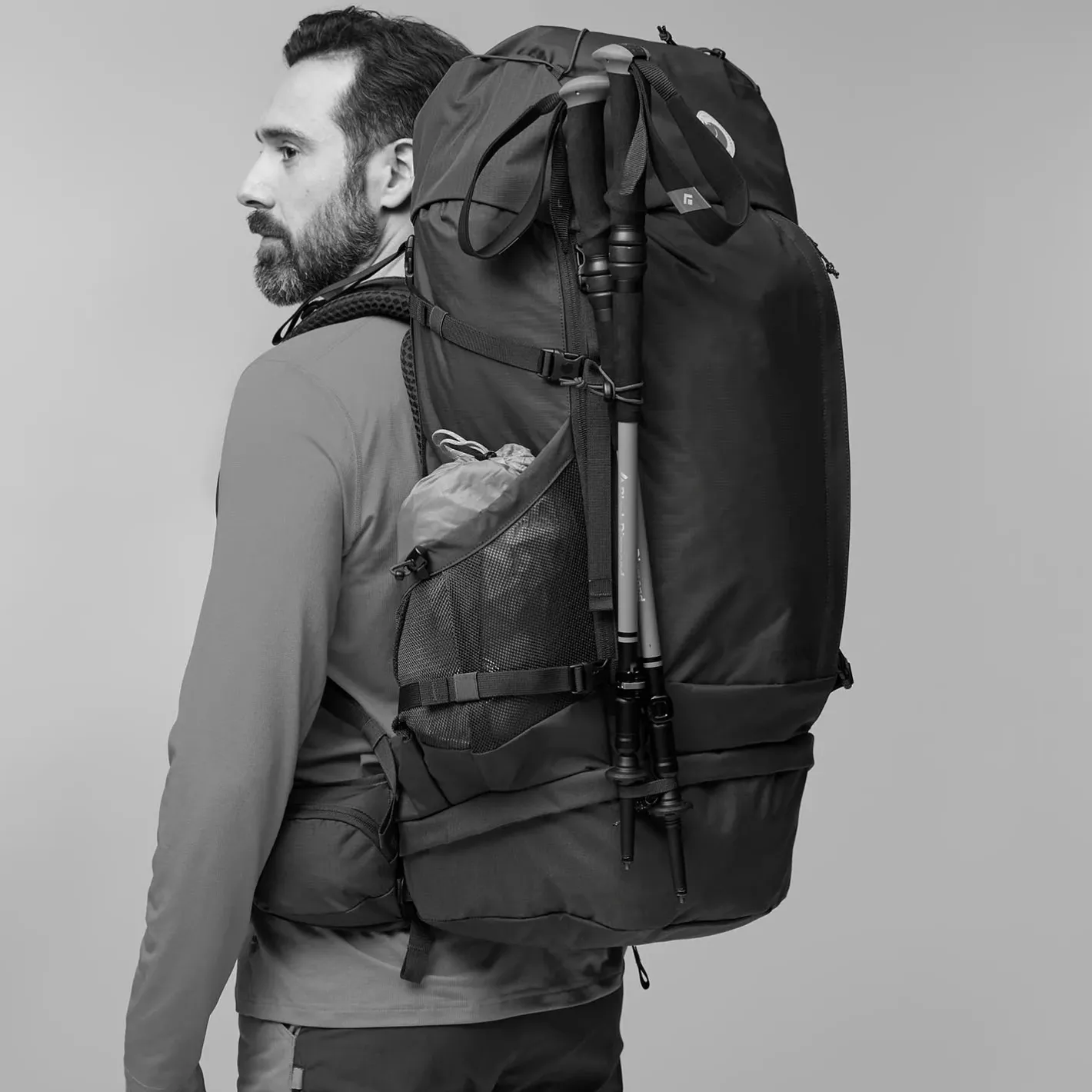 Et Grønnere Valg Vandrerygsække<Fjällräven Abisko Trek 65 M/L Sort (BLACK/550)
