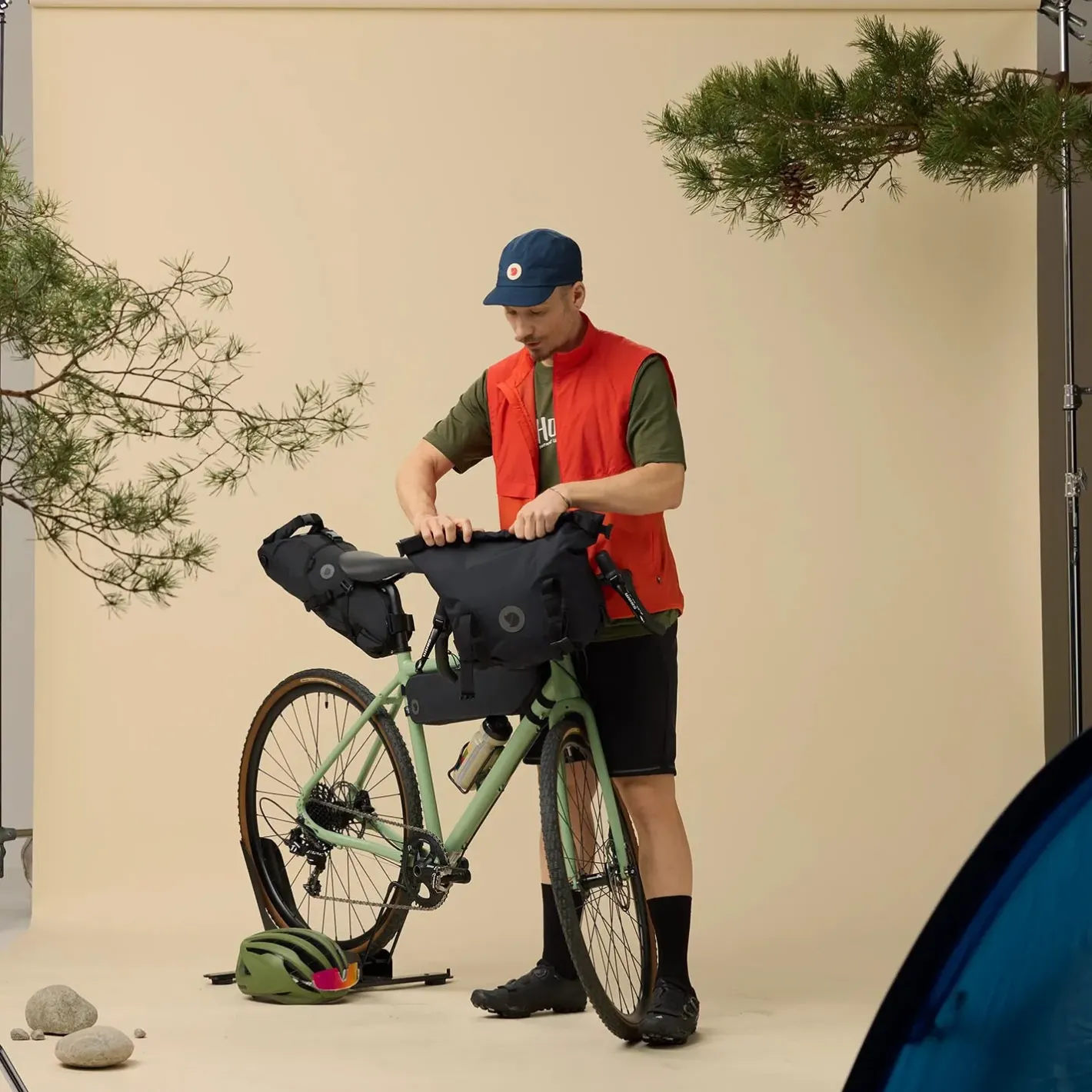 Fjällräven Cykeludstyr<Hoja Handlebar Rolltop Sort (BLACK/550)