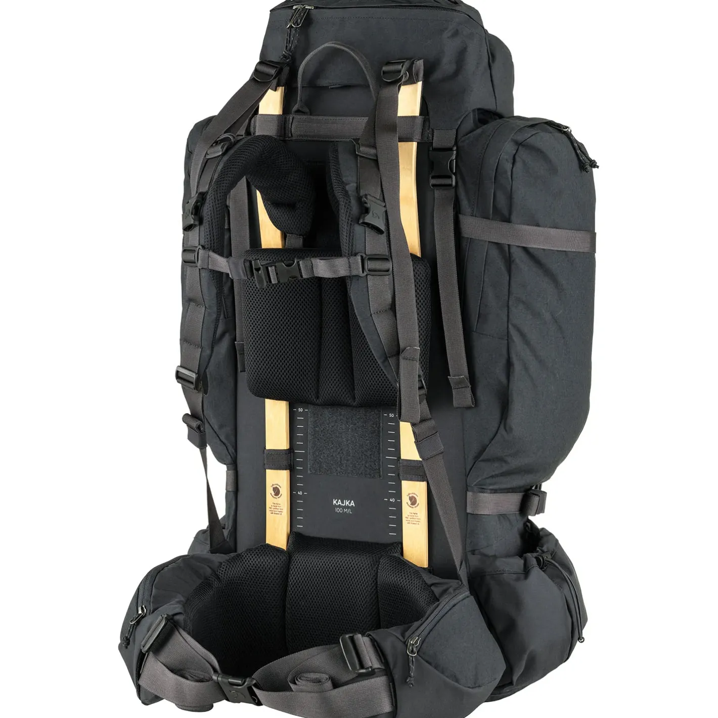 Et Grønnere Valg Vandrerygsække<Fjällräven Kajka 100 Sort (COAL BLACK/037)
