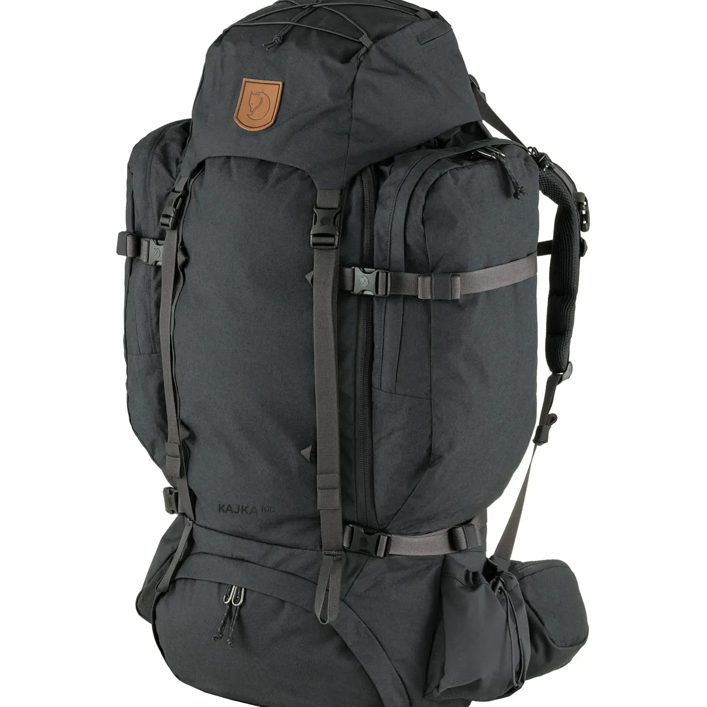 Et Grønnere Valg Vandrerygsække<Fjällräven Kajka 100 Sort (COAL BLACK/037)