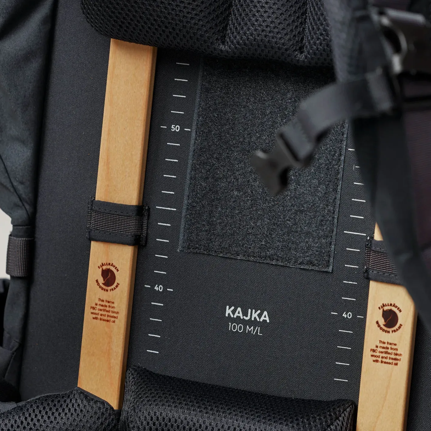 Et Grønnere Valg Vandrerygsække<Fjällräven Kajka 100 Sort (COAL BLACK/037)