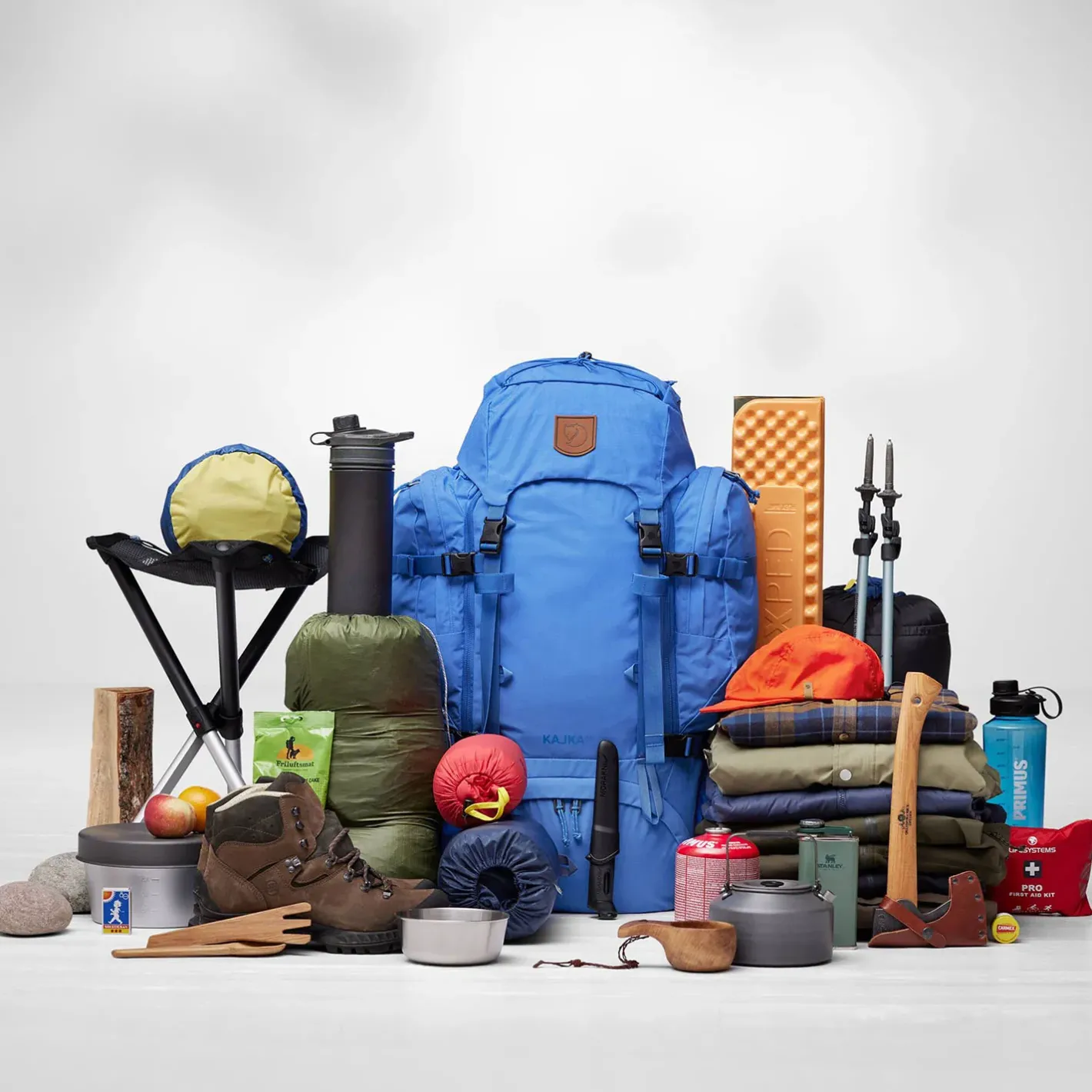 Et Grønnere Valg Vandrerygsække<Fjällräven Kajka 65 M/L Blå (UN BLUE/525)