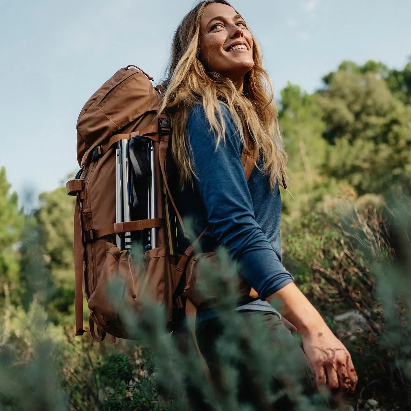 Et Grønnere Valg Vandrerygsække<Fjällräven Kajka 35 S/M Beige (KHAKI DUST/228)