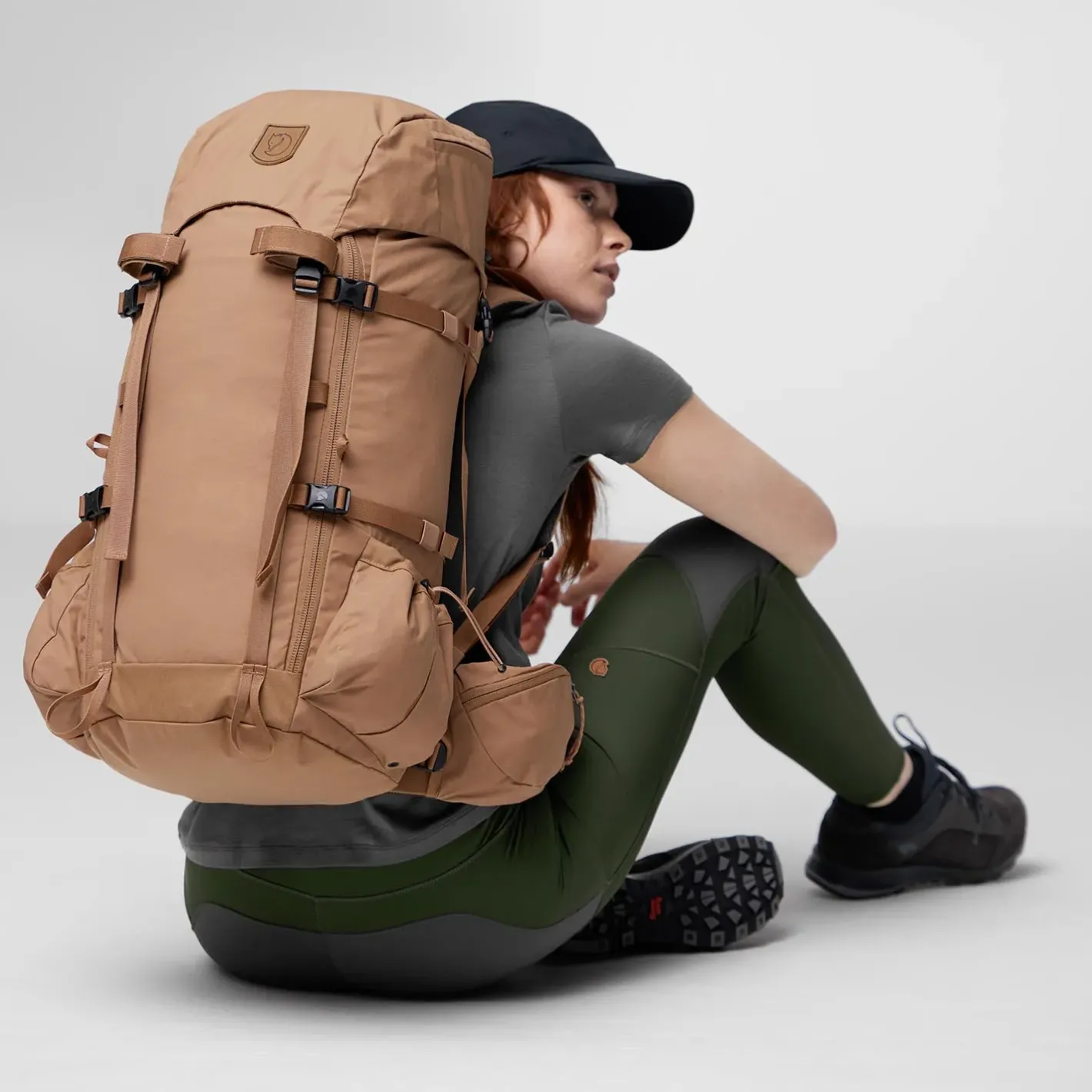Et Grønnere Valg Vandrerygsække<Fjällräven Kajka 35 S/M Beige (KHAKI DUST/228)