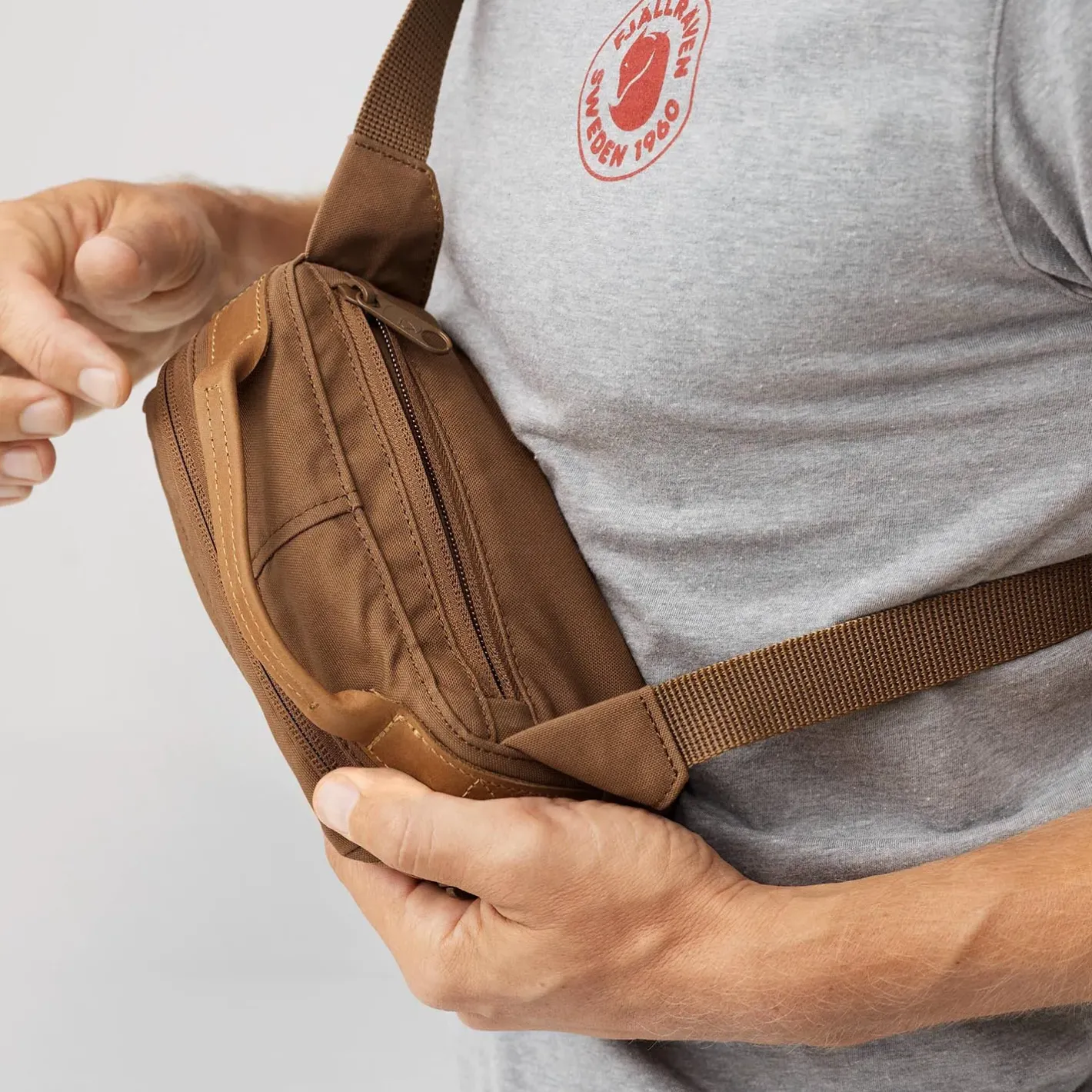 Et Grønnere Valg Hip Og Sling Bags<Fjällräven Kånken No. 2 Hip Pack Brun (HAZEL BROWN/238)