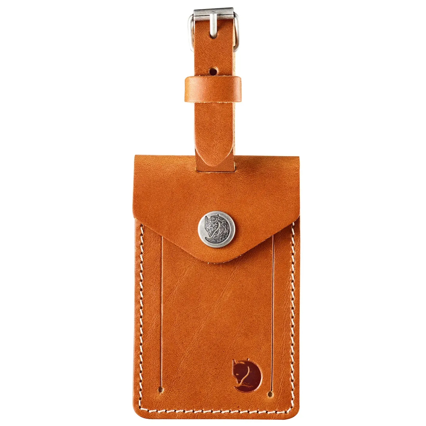 Et Grønnere Valg Tilbehør Til Tasker<Fjällräven Leather Luggage Tag Brun (LEATHER COGNAC/249)