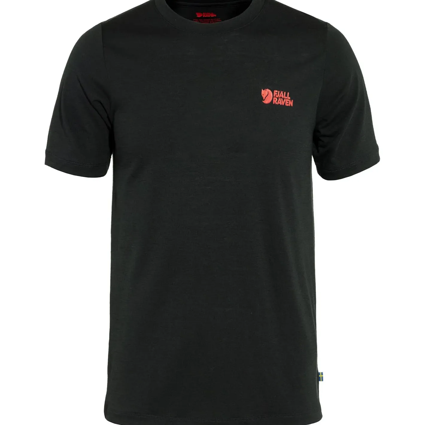 Et Grønnere Valg T-Shirts<Fjällräven Mens Abisko Wool Logo S/S Sort (BLACK/550)