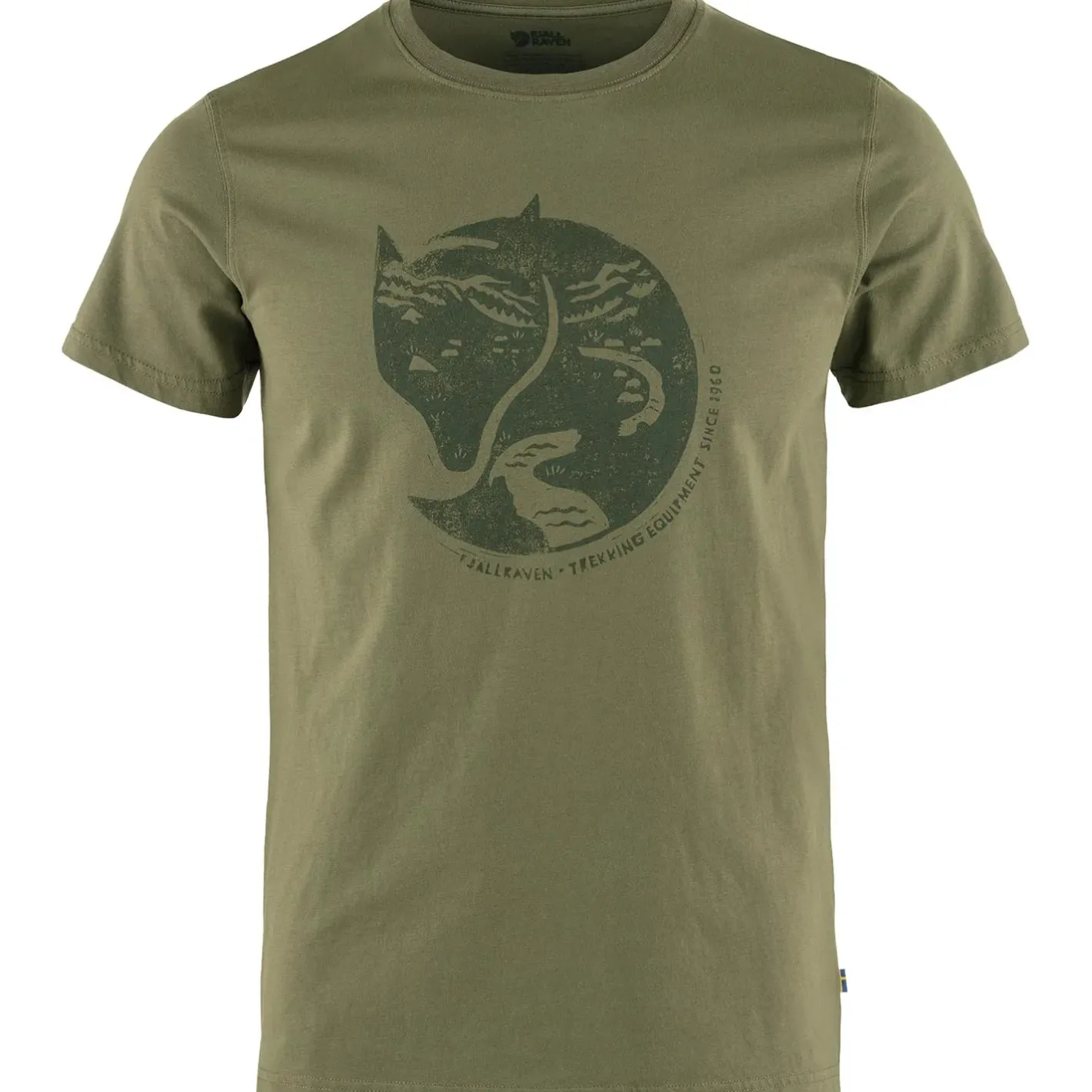 Et Grønnere Valg T-Shirts<Fjällräven Mens Arctic Fox T-shirt