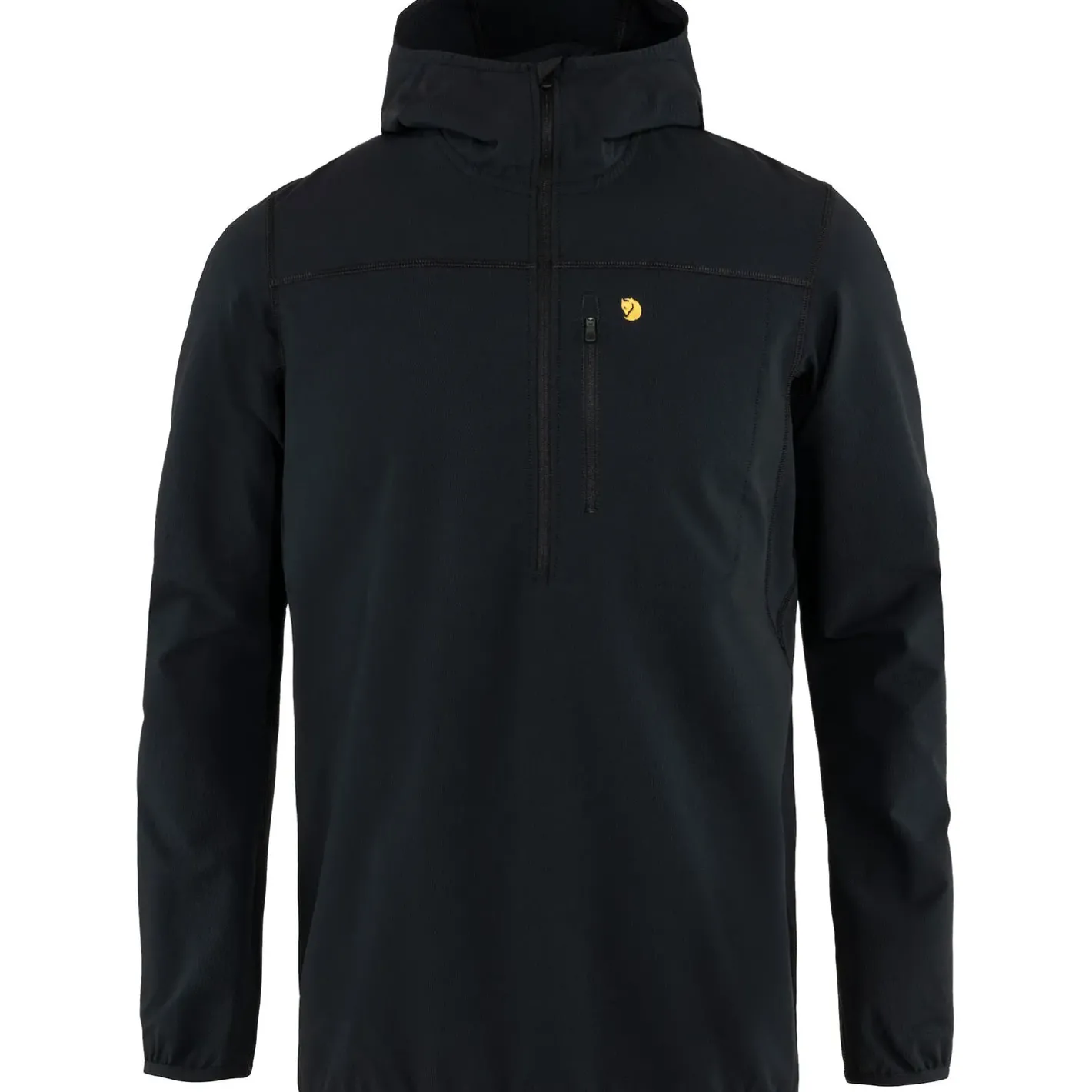 Et Grønnere Valg Sweaters Og Pullovers<Fjällräven Mens Bergtagen Stretch Half Zip Sort (BLACK/550)