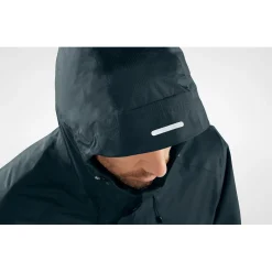 Et Grønnere Valg Vandtætte Jakker<Fjällräven Mens High Coast Hydratic Jacket Sort (BLACK/550)