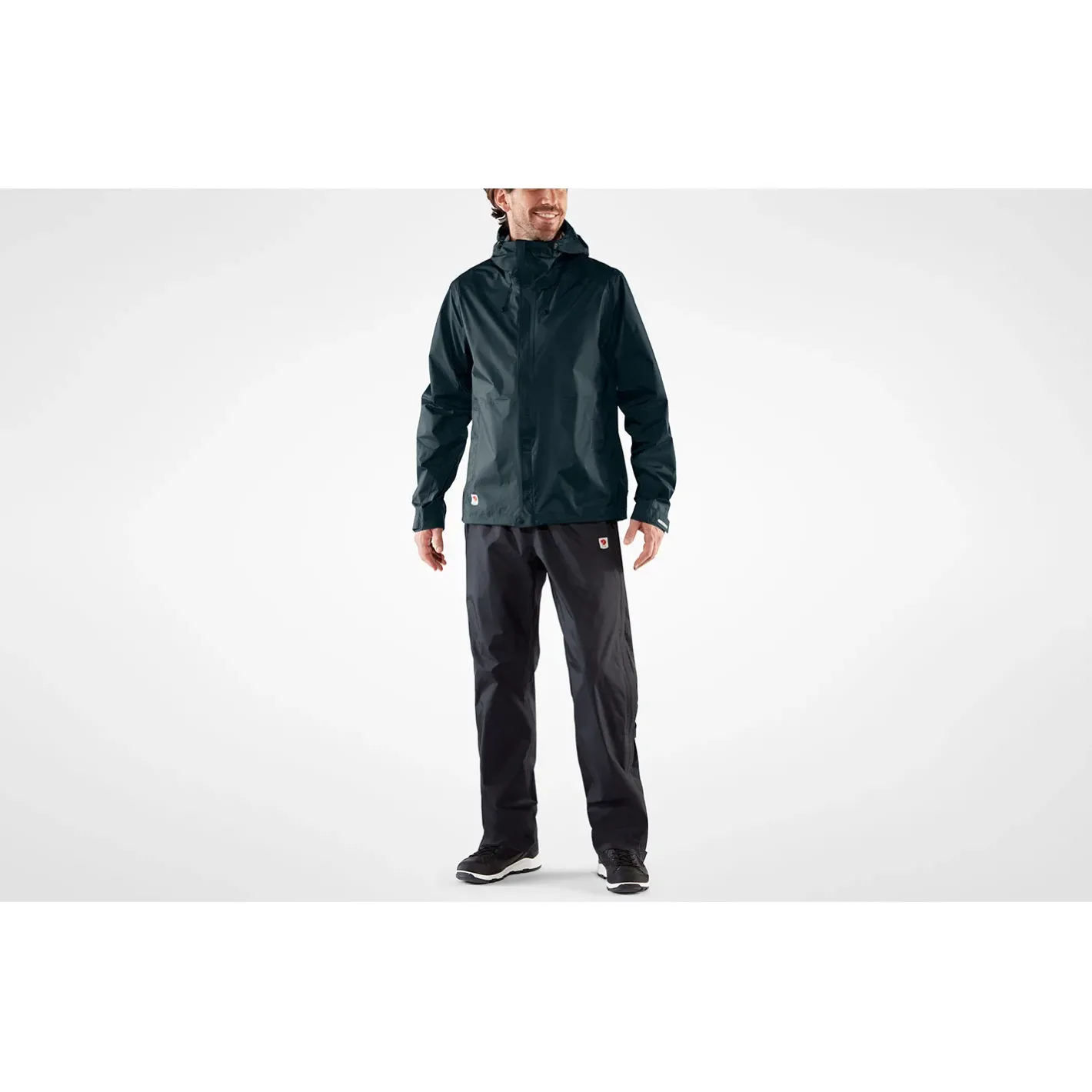 Et Grønnere Valg Vandtætte Jakker<Fjällräven Mens High Coast Hydratic Jacket Sort (BLACK/550)