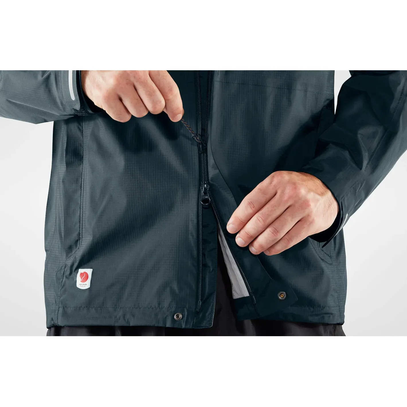 Et Grønnere Valg Vandtætte Jakker<Fjällräven Mens High Coast Hydratic Jacket Sort (BLACK/550)