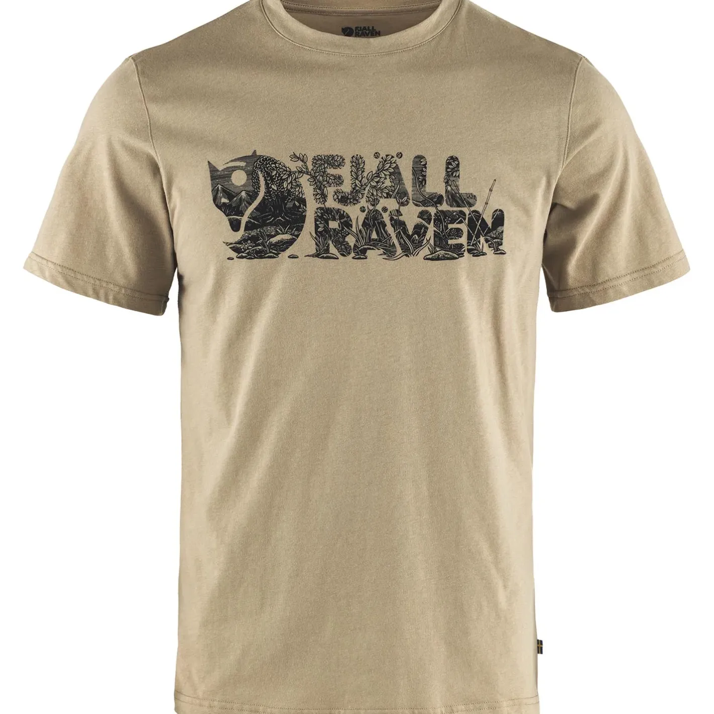 Et Grønnere Valg T-Shirts<Fjällräven Mens Lush Logo T-shirt