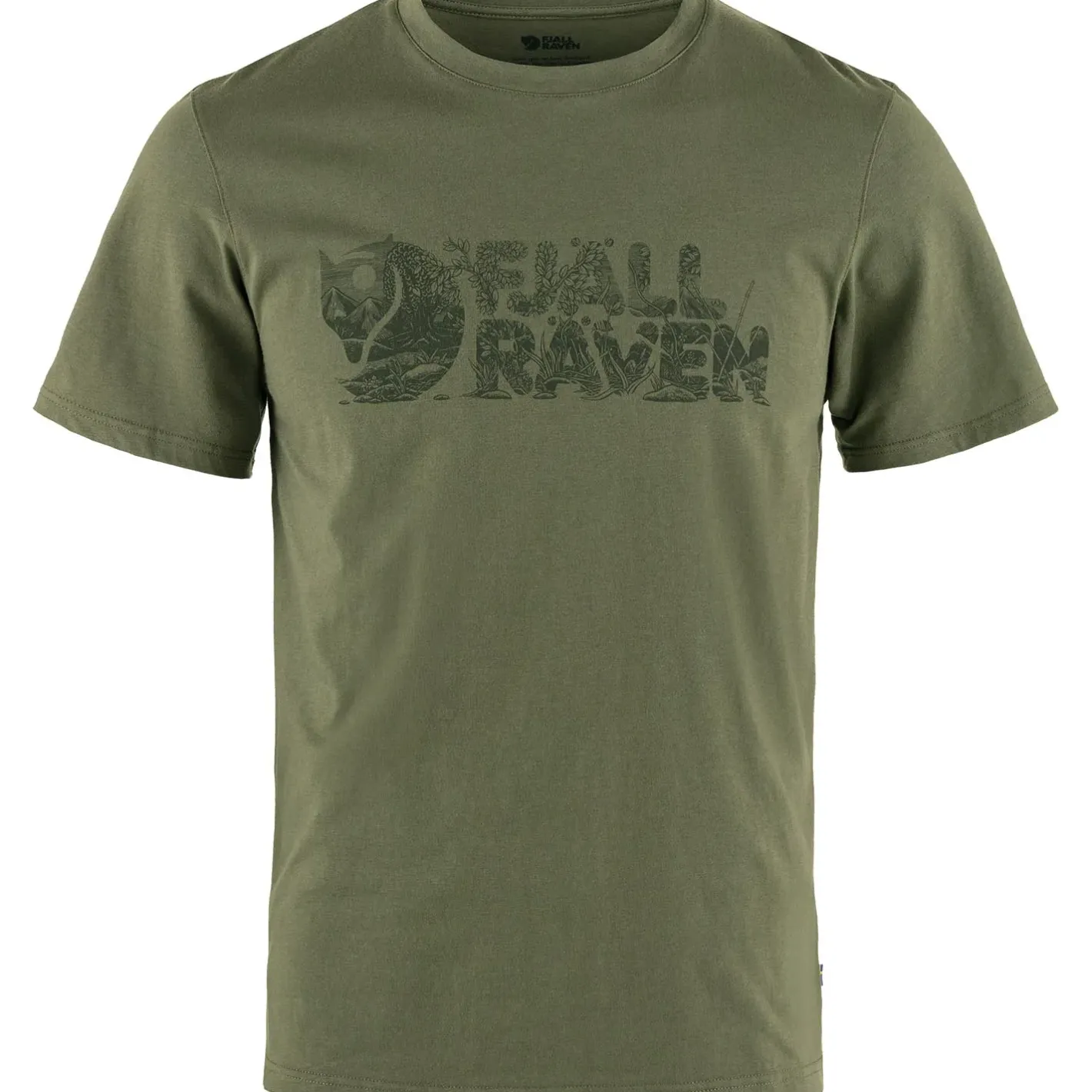 Et Grønnere Valg T-Shirts<Fjällräven Mens Lush Logo T-shirt
