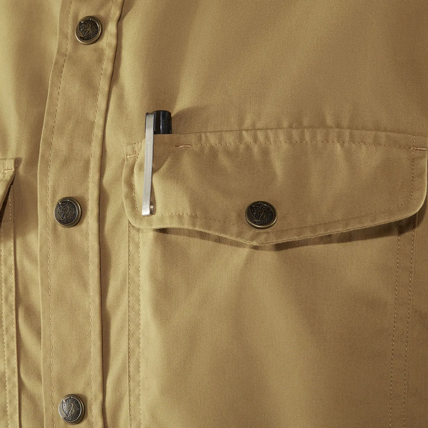 Et Grønnere Valg Softshelljakker<Fjällräven Mens Singi Overshirt Brun (BUCKWHEAT BROWN/232)