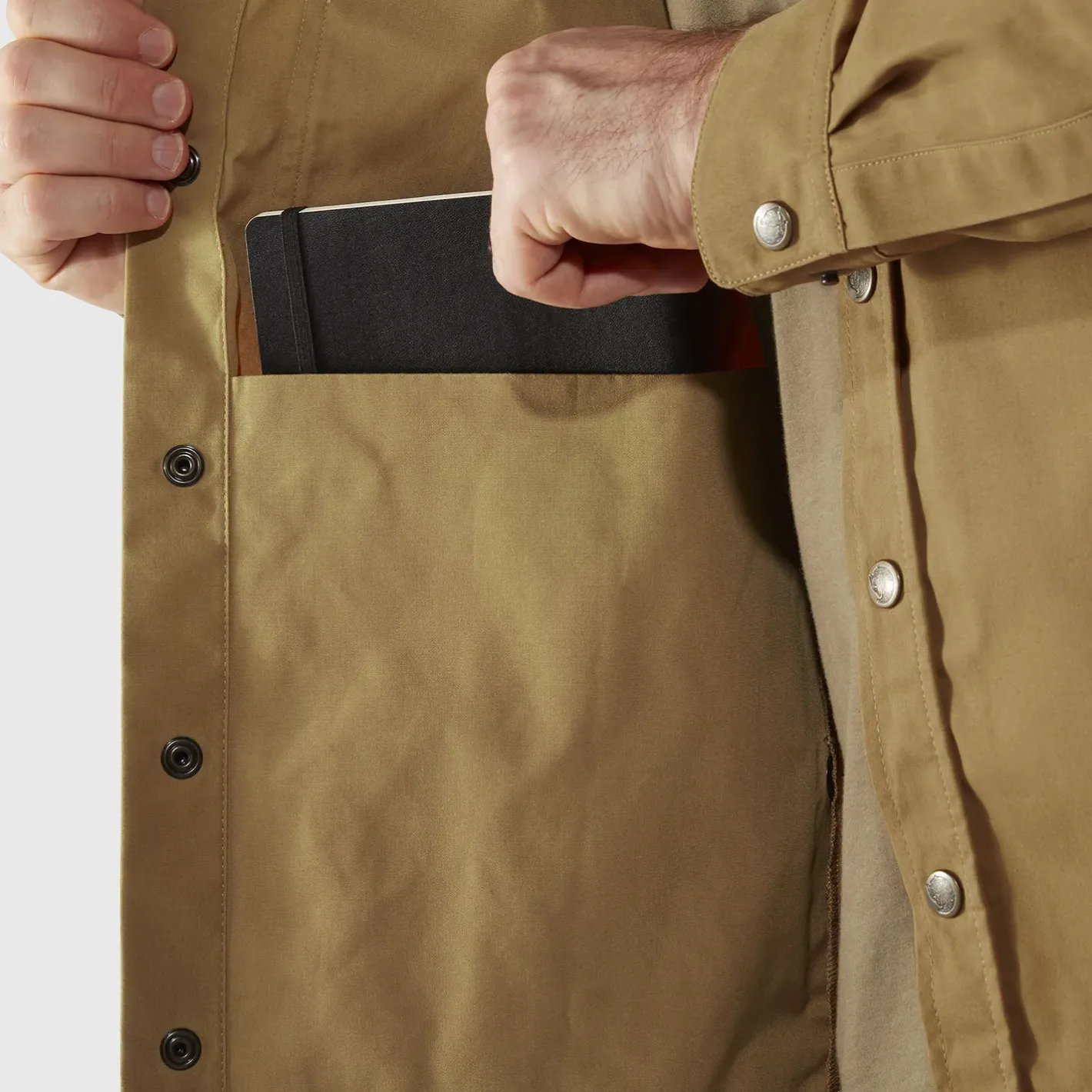 Et Grønnere Valg Softshelljakker<Fjällräven Mens Singi Overshirt Brun (BUCKWHEAT BROWN/232)