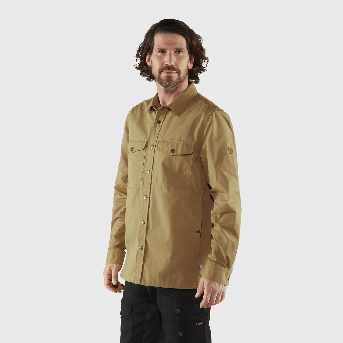 Et Grønnere Valg Softshelljakker<Fjällräven Mens Singi Overshirt Brun (BUCKWHEAT BROWN/232)
