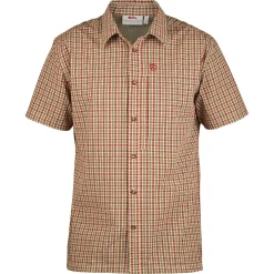 Fjällräven Skjorter<Mens Svante Seersucker Shirt S/S Grøn (GREEN/620)