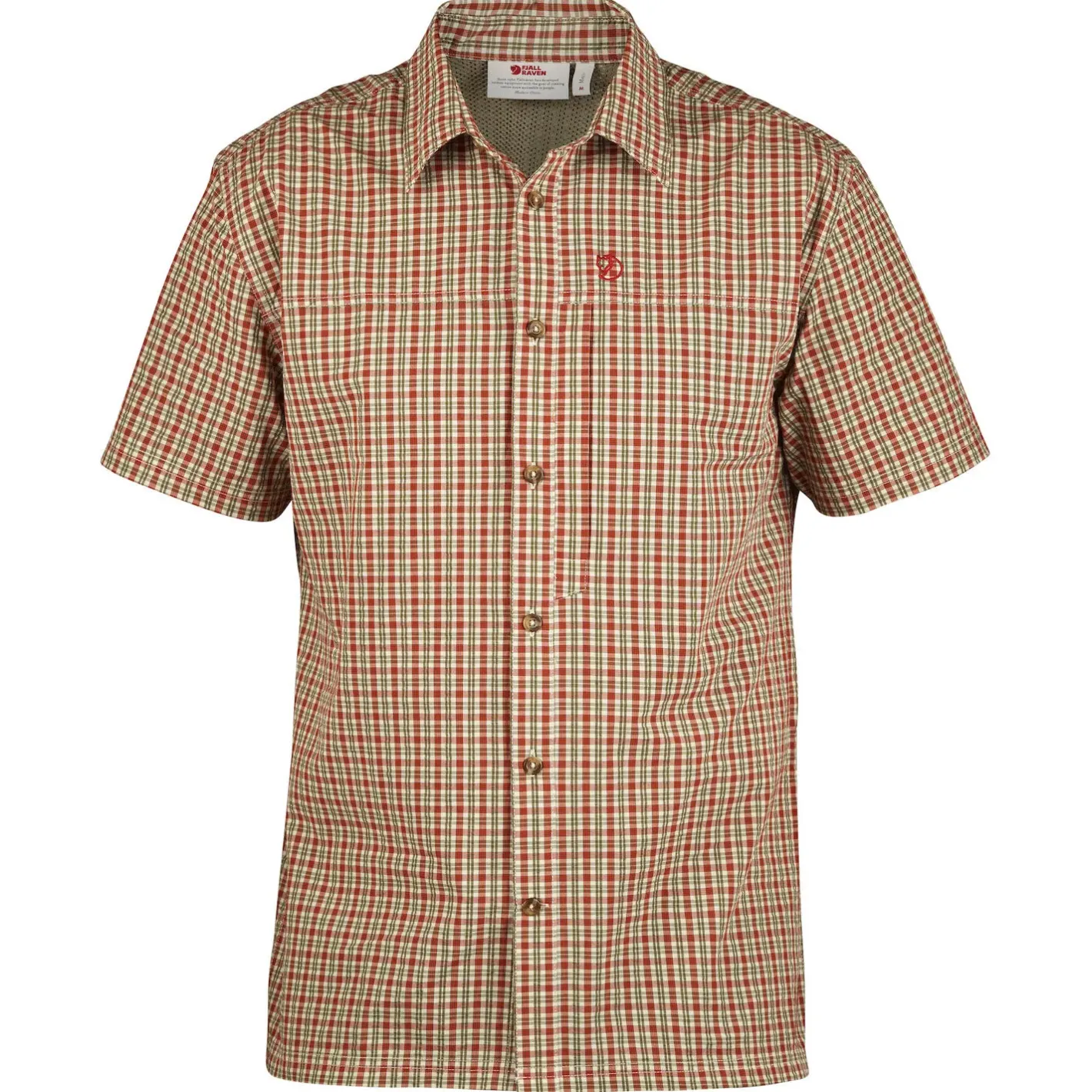 Fjällräven Skjorter<Mens Svante Seersucker Shirt S/S Grøn (GREEN/620)