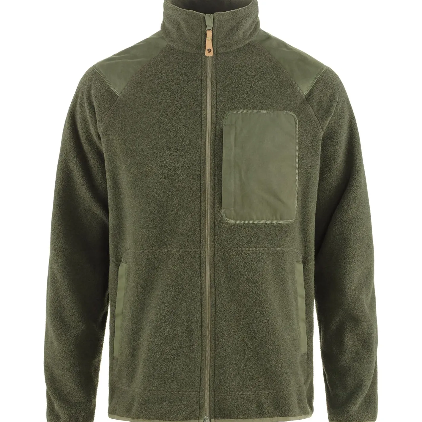 Fjällräven Fleece- Og Uldtrøjer<Mens Värmland Fleece Jacket Grøn (LAUREL GREEN/625)