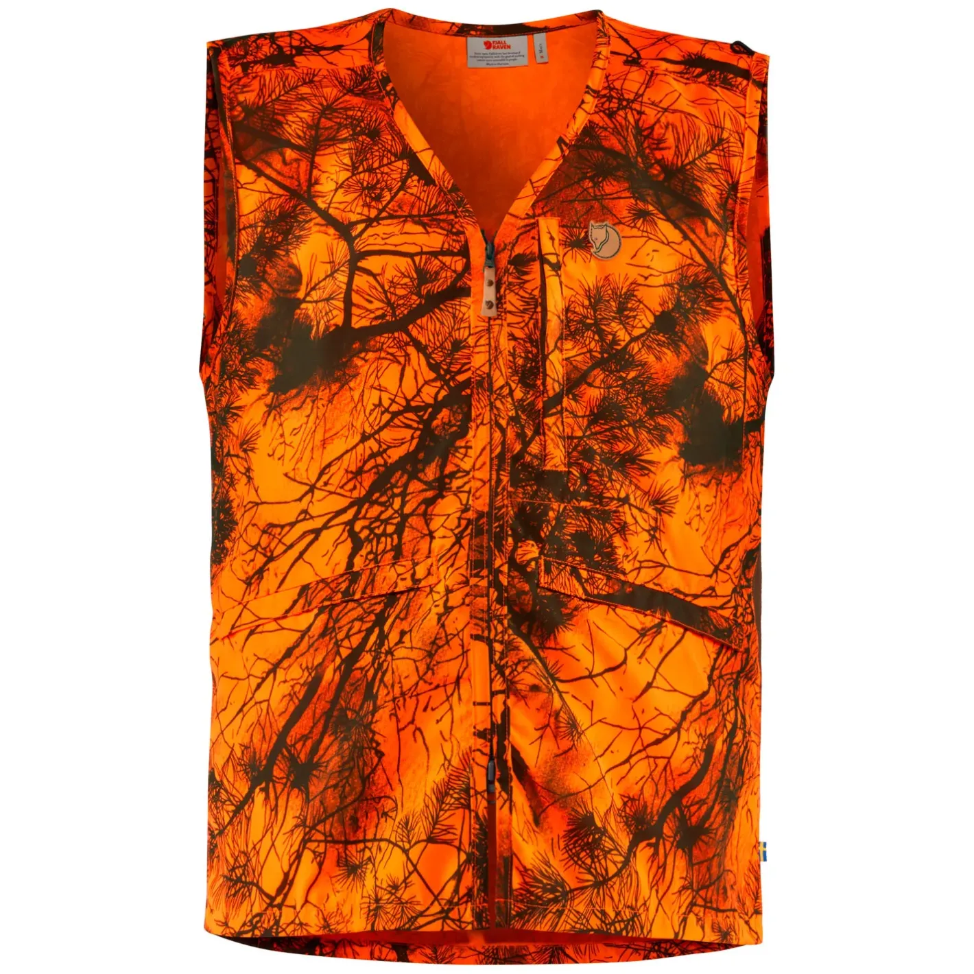 Et Grønnere Valg Veste<Fjällräven Mens Värmland Vest Orange (ORANGE CAMO/211)