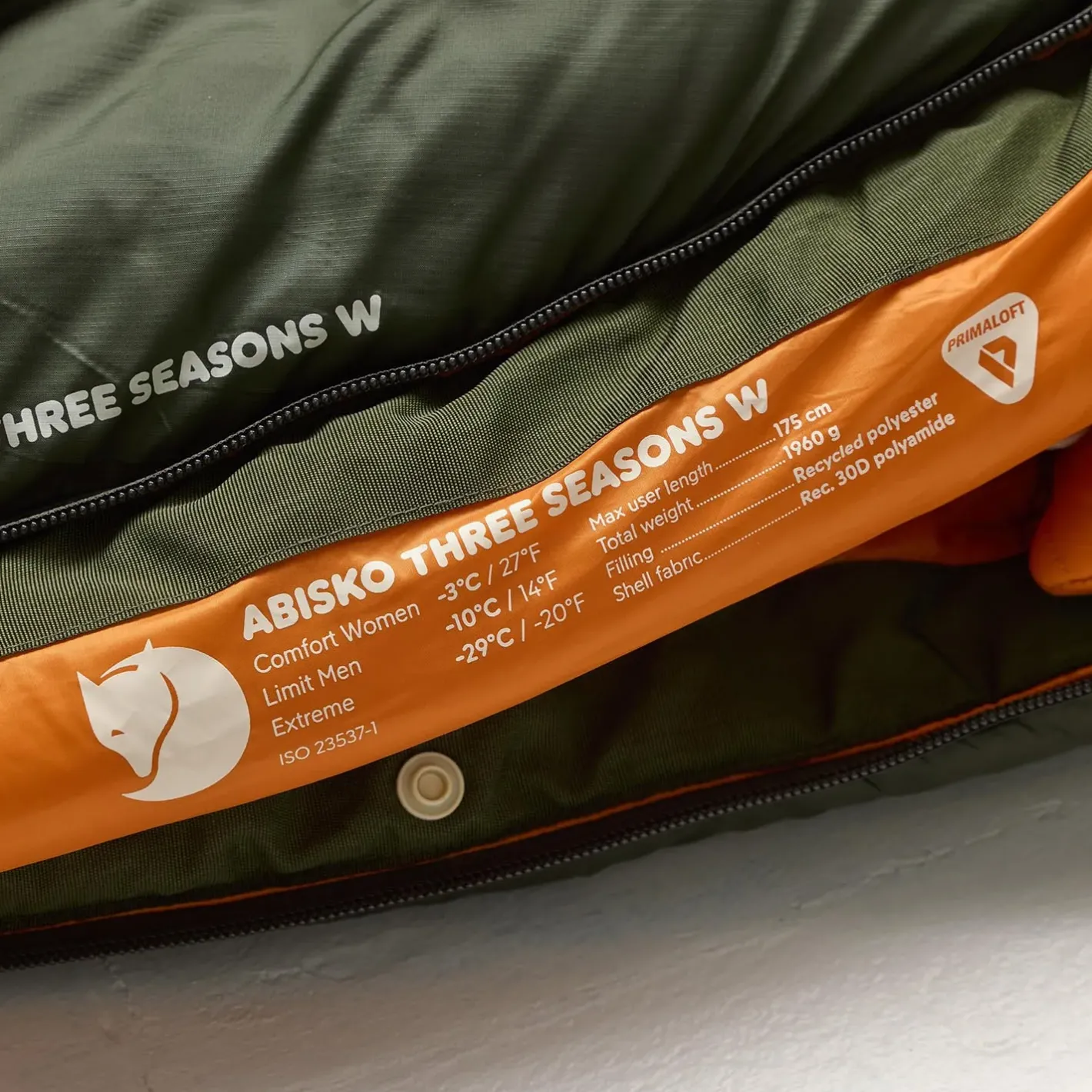 Fjällräven Fibersoveposer<Womens Abisko Three Seasons Grøn (OLIVE/630)