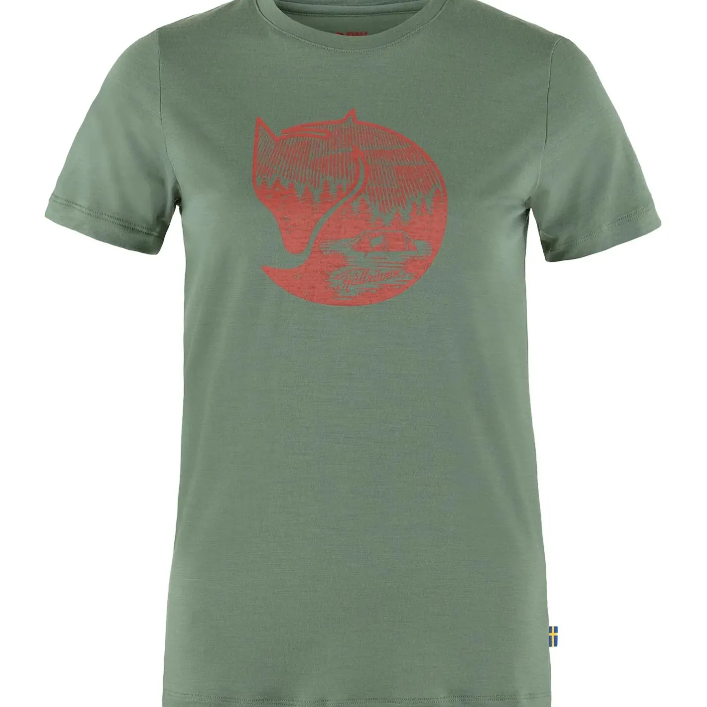 Et Grønnere Valg T-Shirts<Fjällräven Womens Abisko Wool Fox S/S