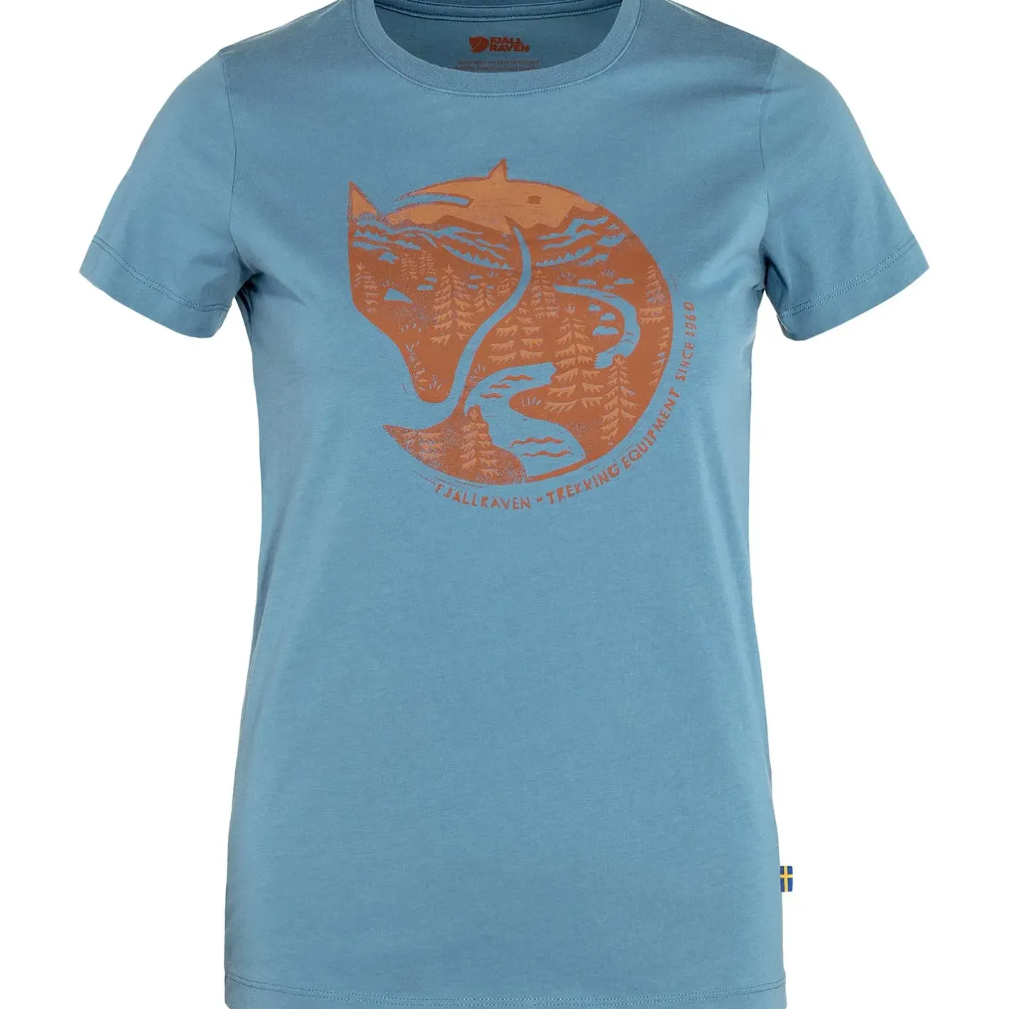 Et Grønnere Valg T-Shirts<Fjällräven Womens Arctic Fox Print T-shirt