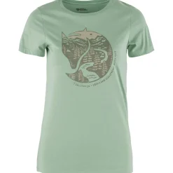 Et Grønnere Valg T-Shirts<Fjällräven Womens Arctic Fox Print T-shirt