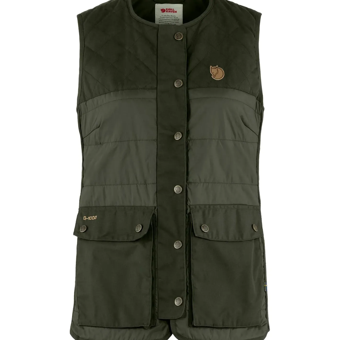 Et Grønnere Valg Veste<Fjällräven Womens Forest Wool Padded Vest