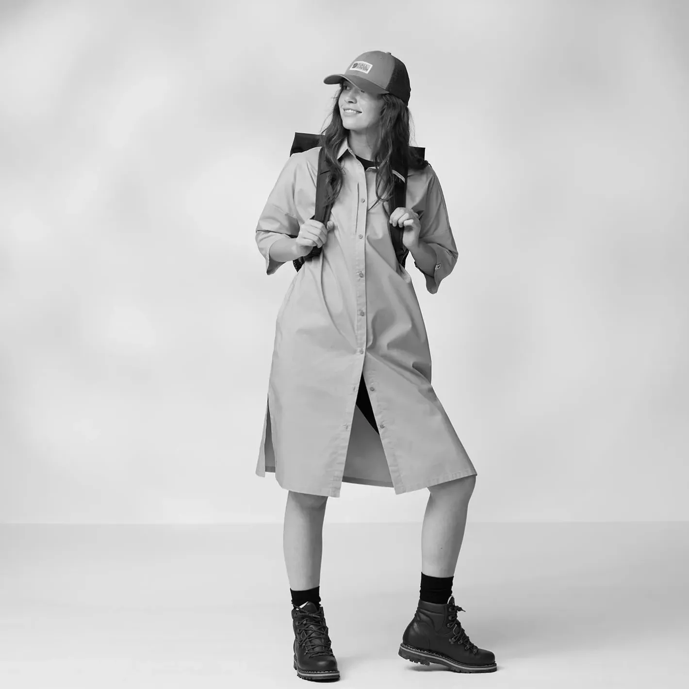 Fjällräven Kjoler<Womens High Coast Shade Dress Blå (DARK NAVY/555)