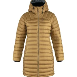 Et Grønnere Valg Varme Jakker<Fjällräven Womens Snow Flake Parka 2019 model Brun (BUCKWHEAT BROWN/232)