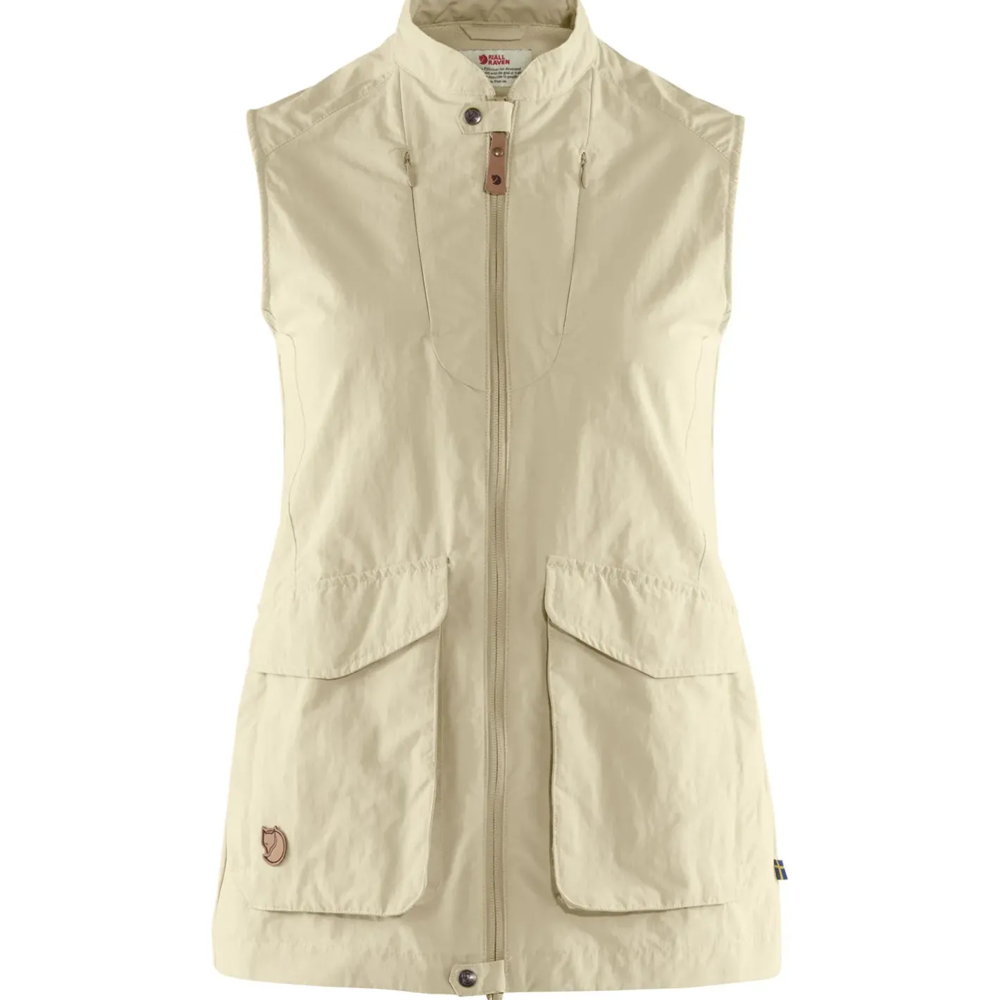 Et Grønnere Valg Veste<Fjällräven Womens Travellers MT Vest Beige (LIGHT BEIGE/191)