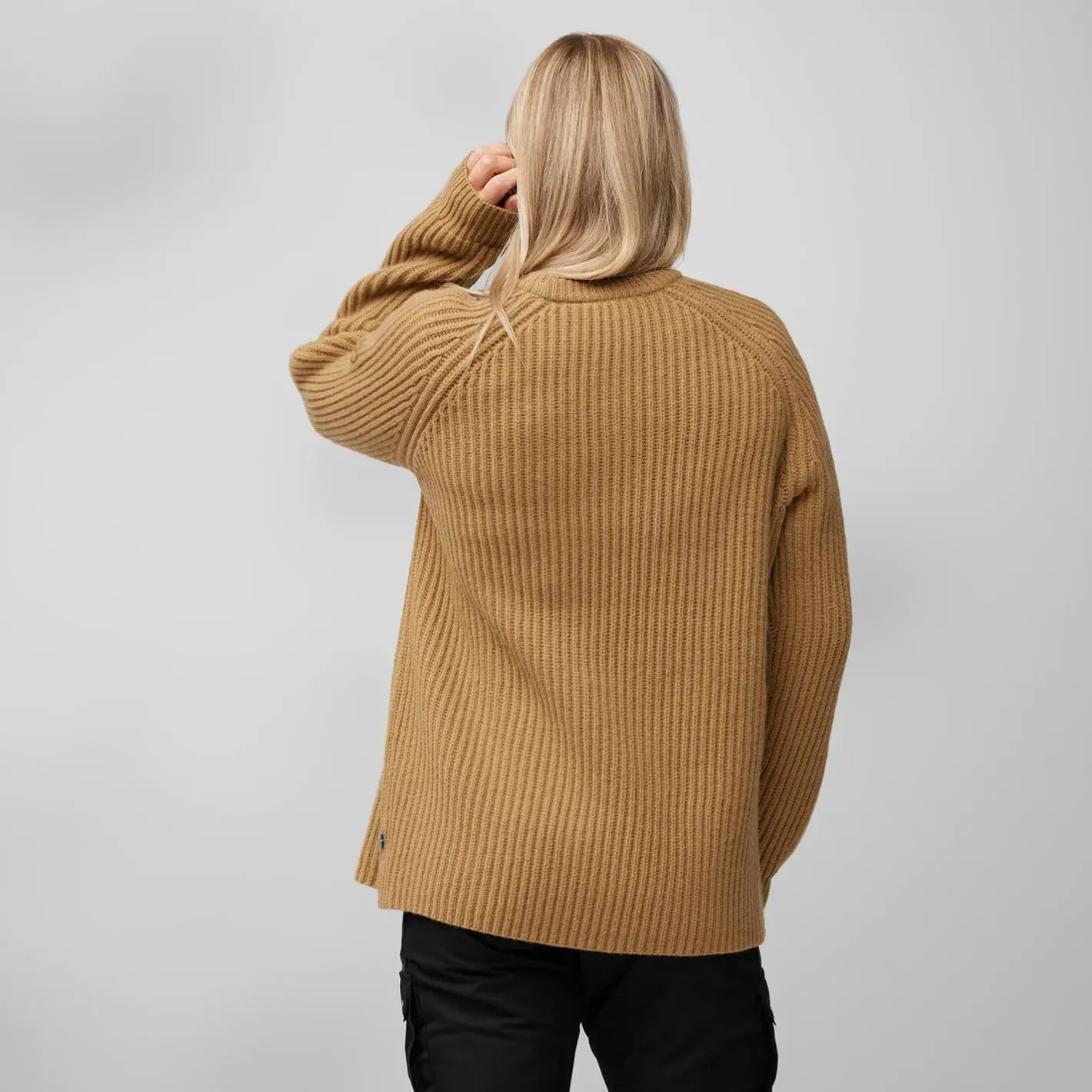 Fjällräven Sweaters Og Pullovers<Womens Övik Rib Sweater Brun (BUCKWHEAT BROWN/232)