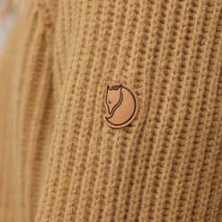 Fjällräven Sweaters Og Pullovers<Womens Övik Rib Sweater Brun (BUCKWHEAT BROWN/232)
