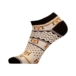 Friluftsland Hverdagssokker|Hverdagssokker<Merino Sneakers Foxstripe Sort (BLACK/WHITE)