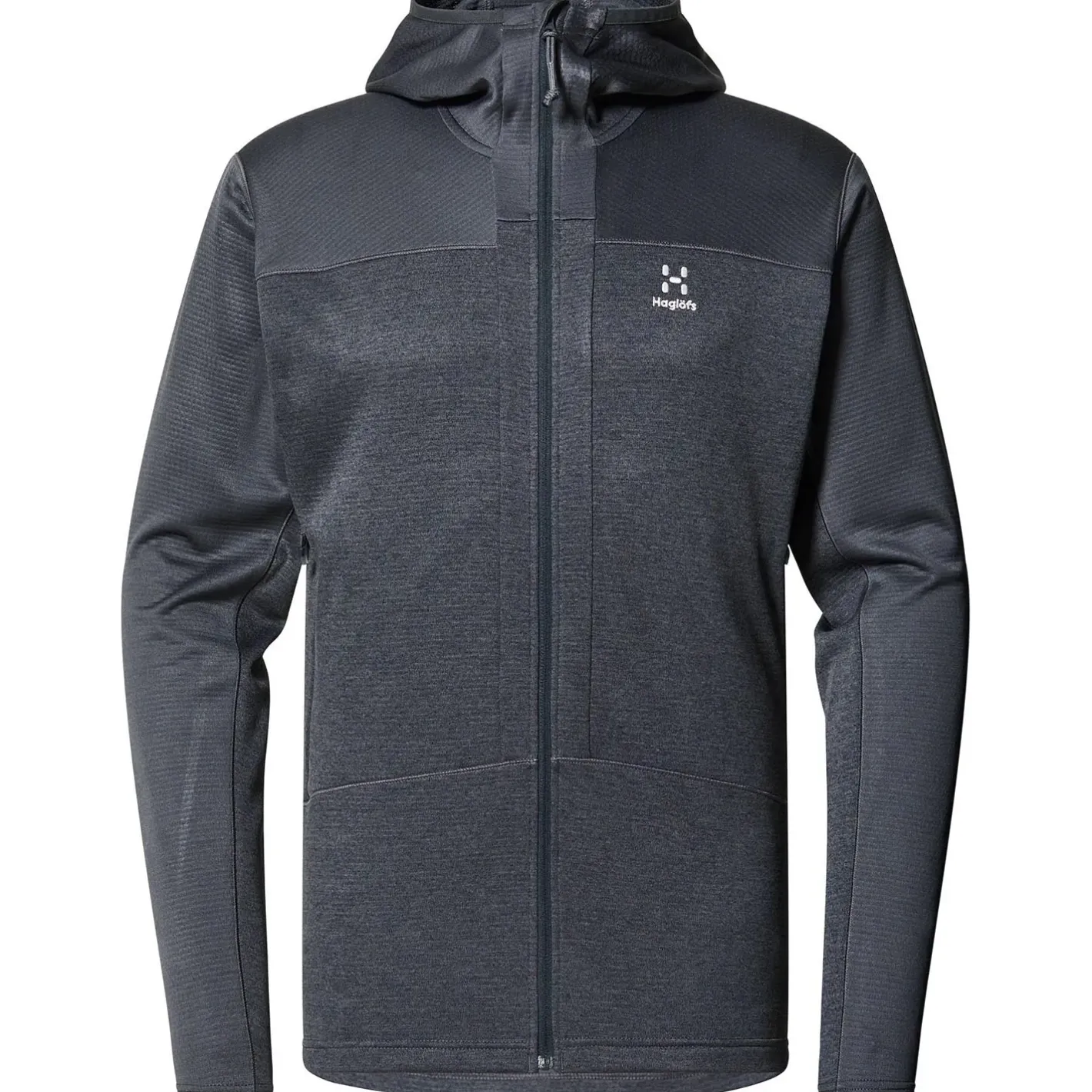 Et Grønnere Valg Fleece- Og Uldtrøjer<Haglöfs Mens Roc Flash Mid Hood Grå (MAGNETITE)