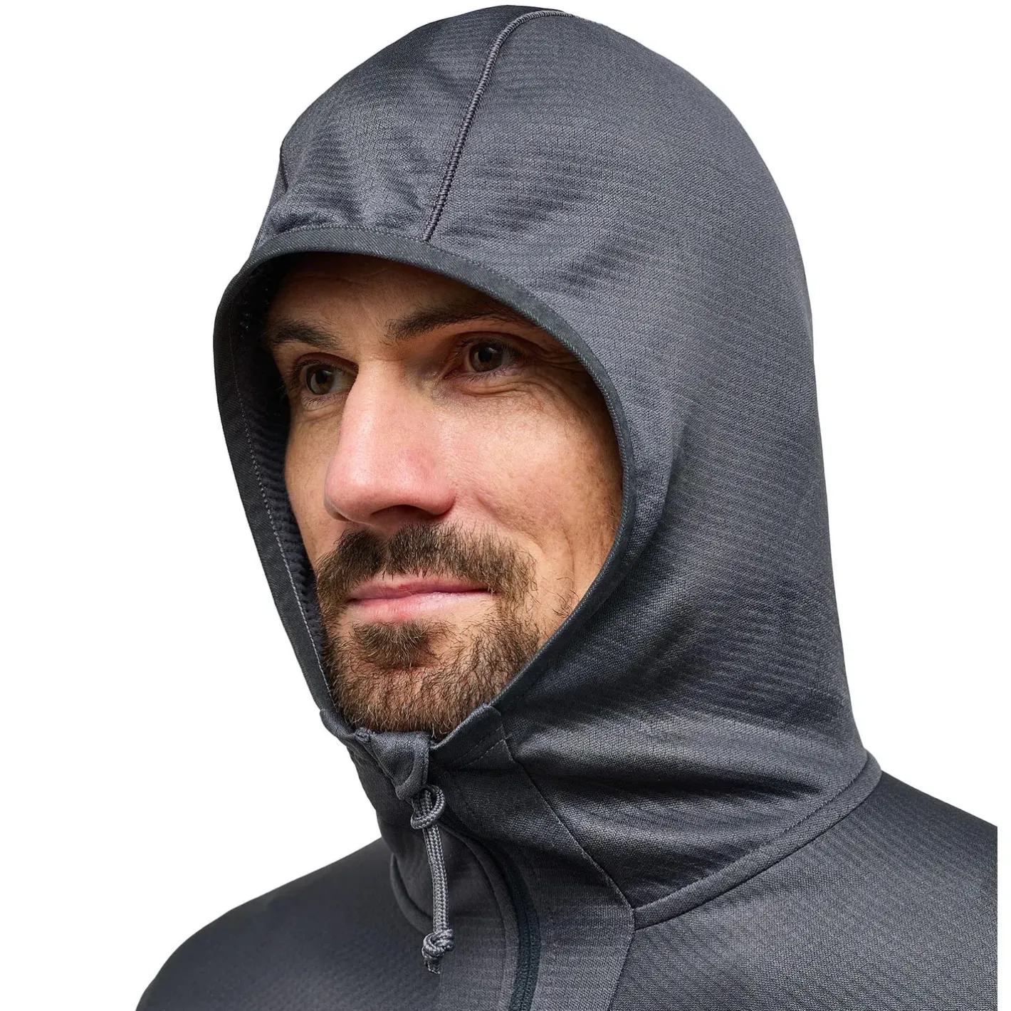 Et Grønnere Valg Fleece- Og Uldtrøjer<Haglöfs Mens Roc Flash Mid Hood Grå (MAGNETITE)