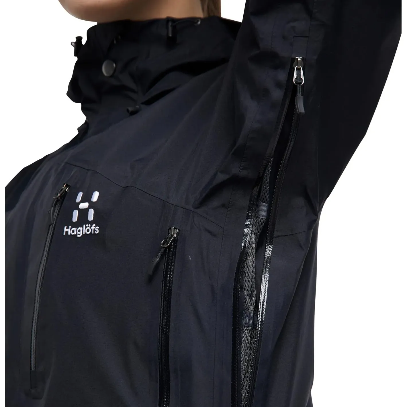 Haglöfs Vandtætte Jakker<Womens Astral GTX Jacket Sort (TRUE BLACK)
