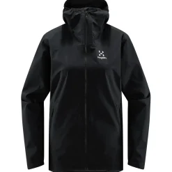 Haglöfs Vandtætte Jakker<Womens Korp Proof Jacket Sort (TRUE BLACK)