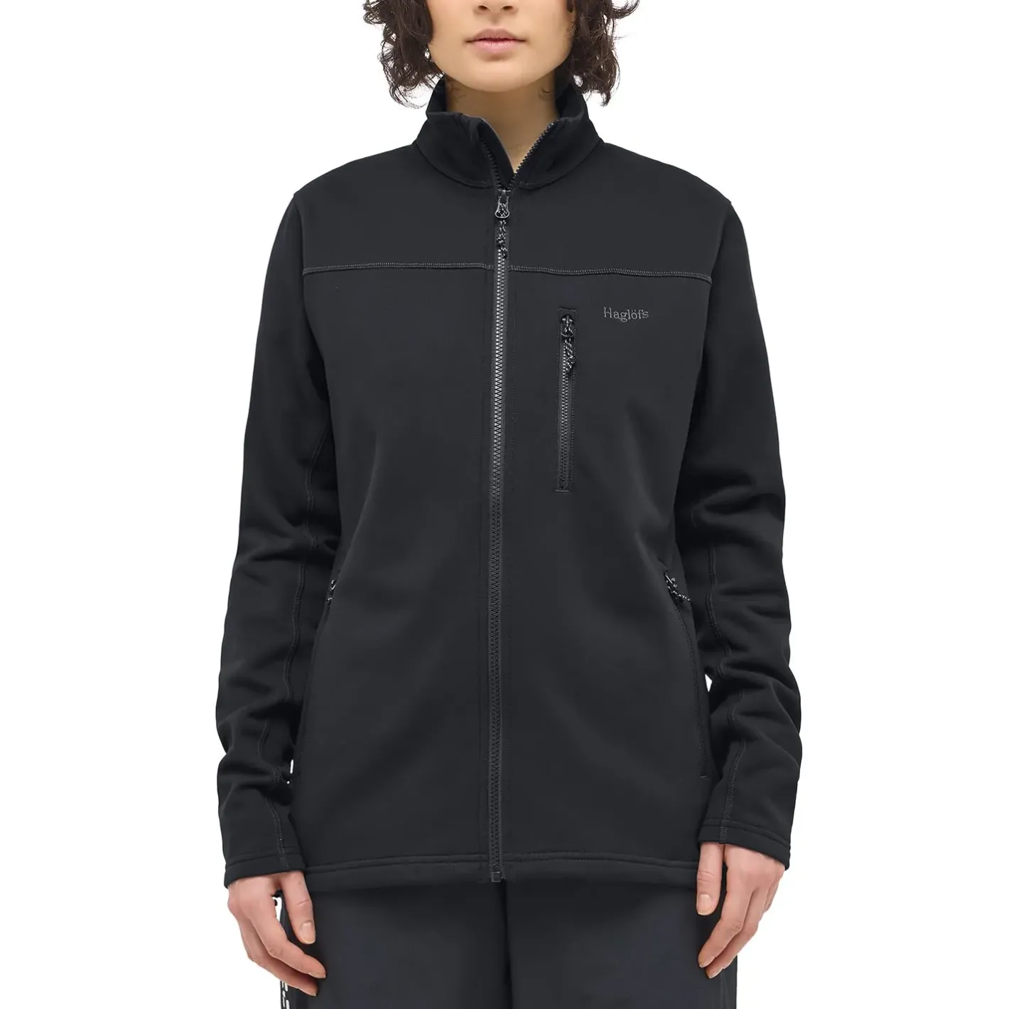 Haglöfs Fleece- Og Uldtrøjer<Womens Rosson Mid Jacket Sort (TRUE BLACK)
