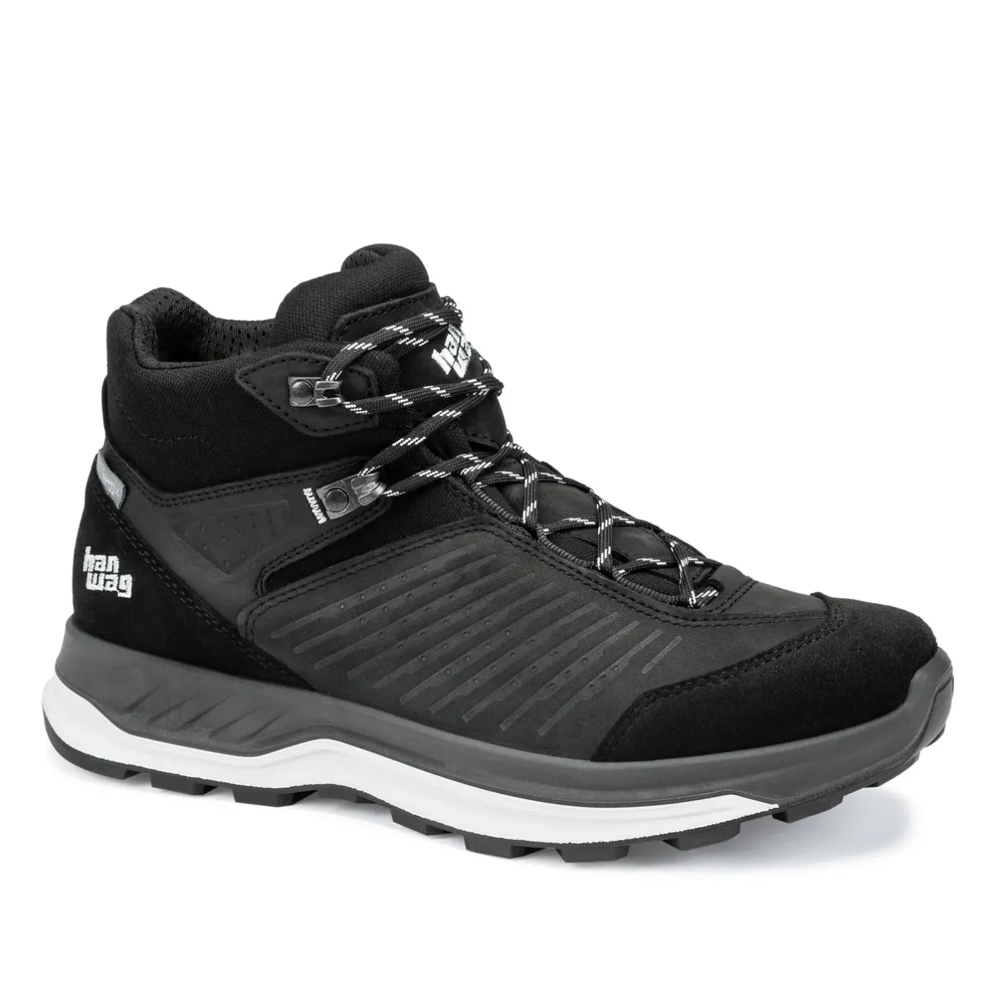 Et Grønnere Valg Vinterstøvler|Vinterstøvler<Hanwag Mens Bluestrait ES Sort (BLACK/LIGHT GREY)