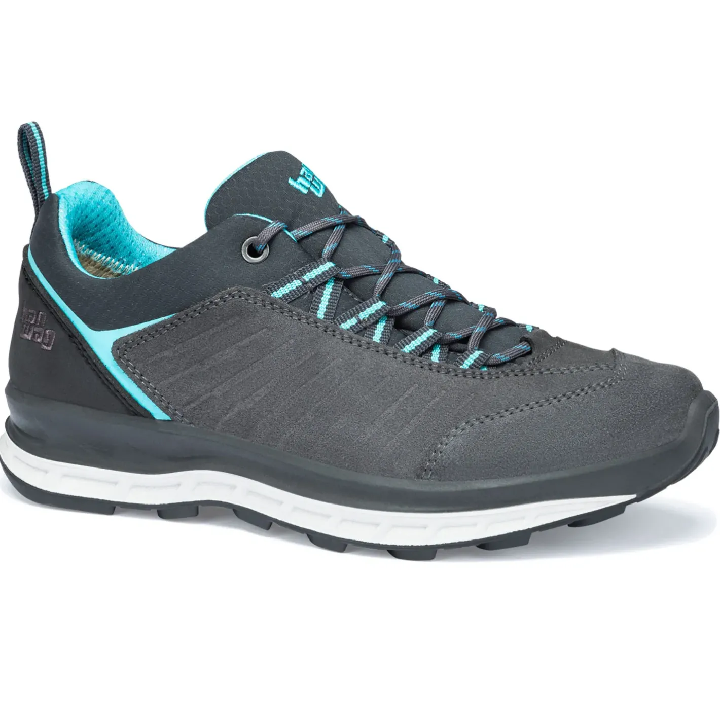Et Grønnere Valg Vandresko|Vandresko<Hanwag Womens Blueridge Low Lady LL Grå (ASPHALT/OCEAN)