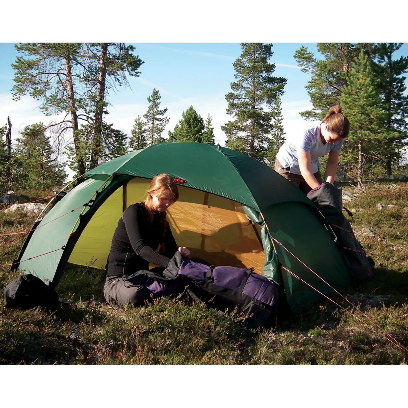 Hilleberg 3 Personers Telte<Allak 3 Grøn (GREEN)