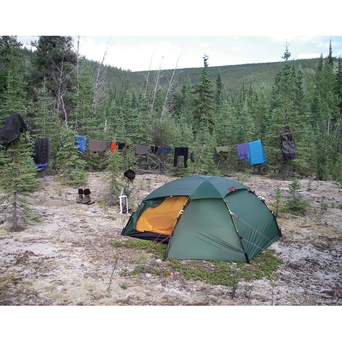Hilleberg 3 Personers Telte<Allak 3 Grøn (GREEN)
