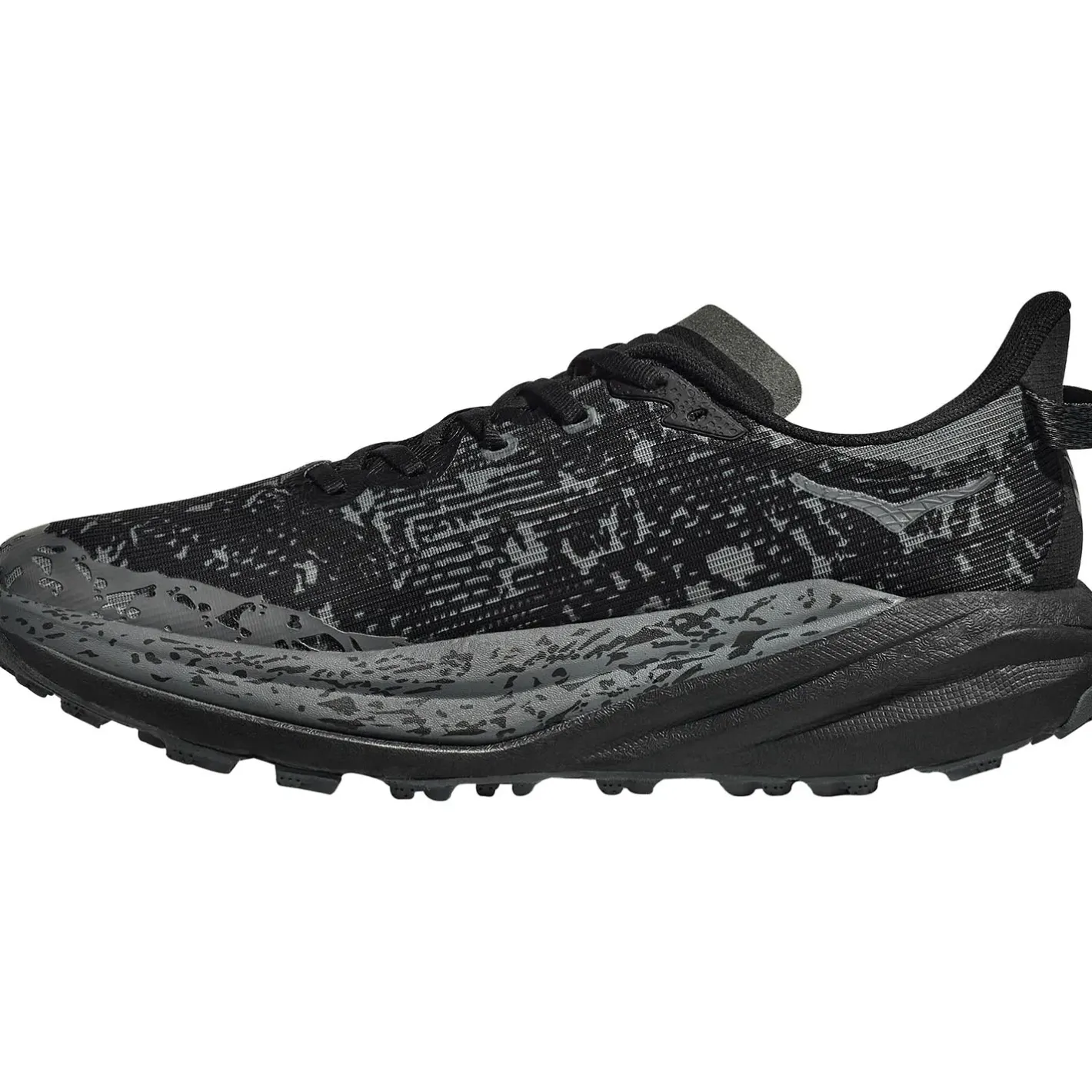 Hoka Løbesko<Mens Speedgoat 6 GTX Wide Sort (BLACK/OUTER ORBIT)