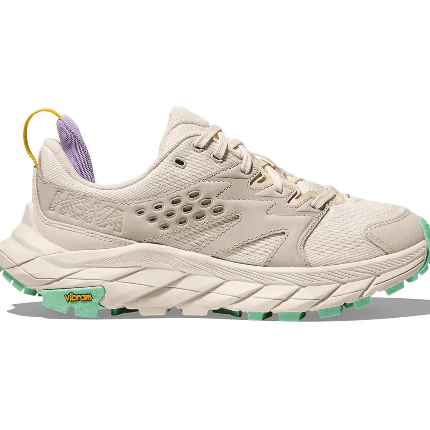 Hoka Vandresko|Vandresko<Womens Anacapa Breeze Low Beige (ALABASTER/MINT FLUORITE)