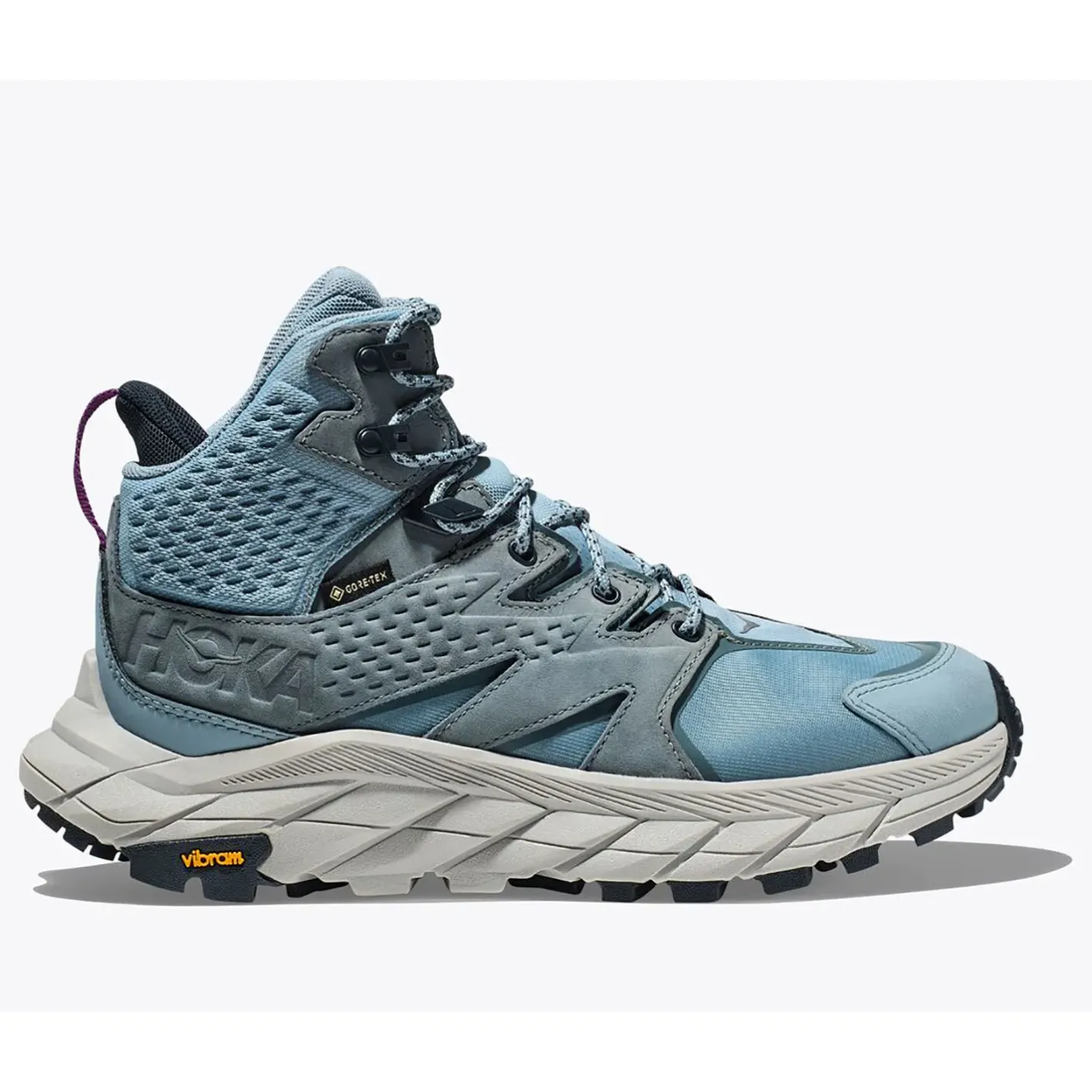 Hoka Vandrestøvler|Vandrestøvler<Womens Anacapa Mid GTX Grå (MOUNTAIN SPRING/HARBOR MIST)