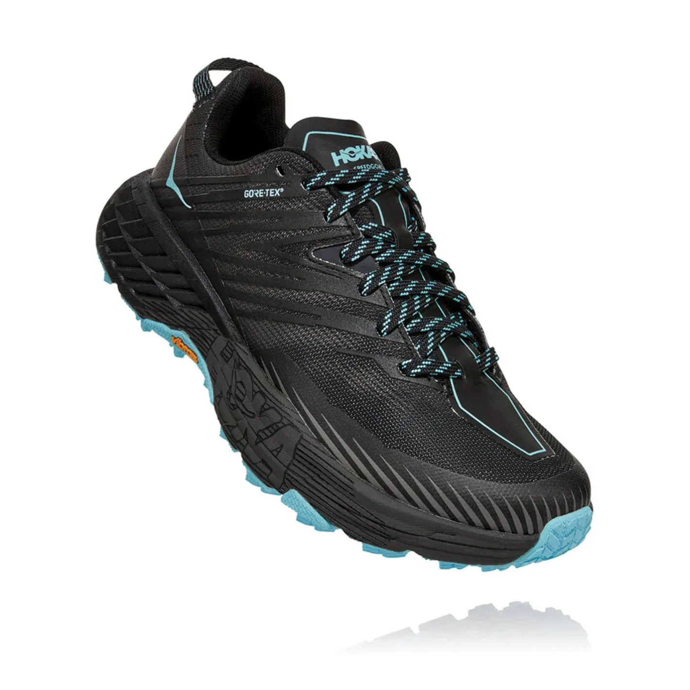 Hoka Løbesko<Womens Speedgoat 4 GTX Grå (ANTHRACITE/DARK GULL GREY)
